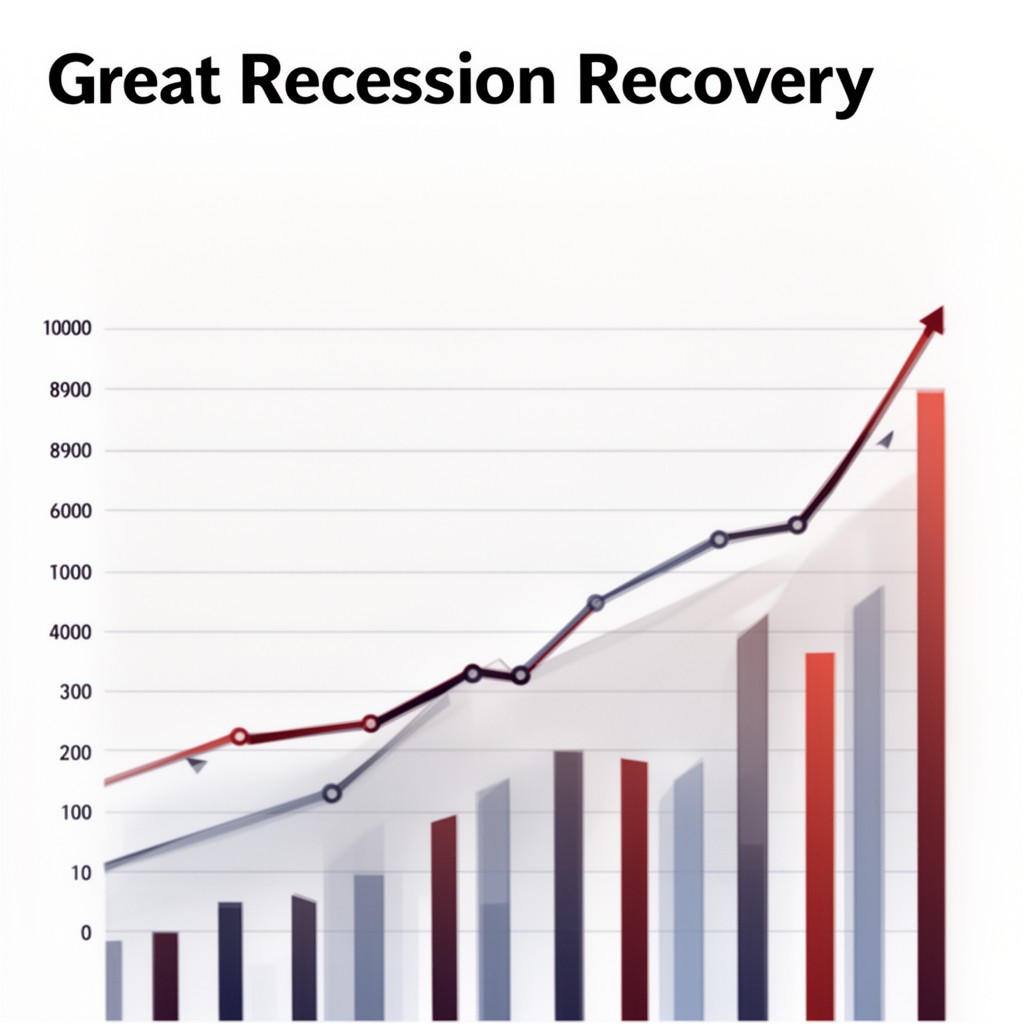AI-generated illustration of Great Recession recovery