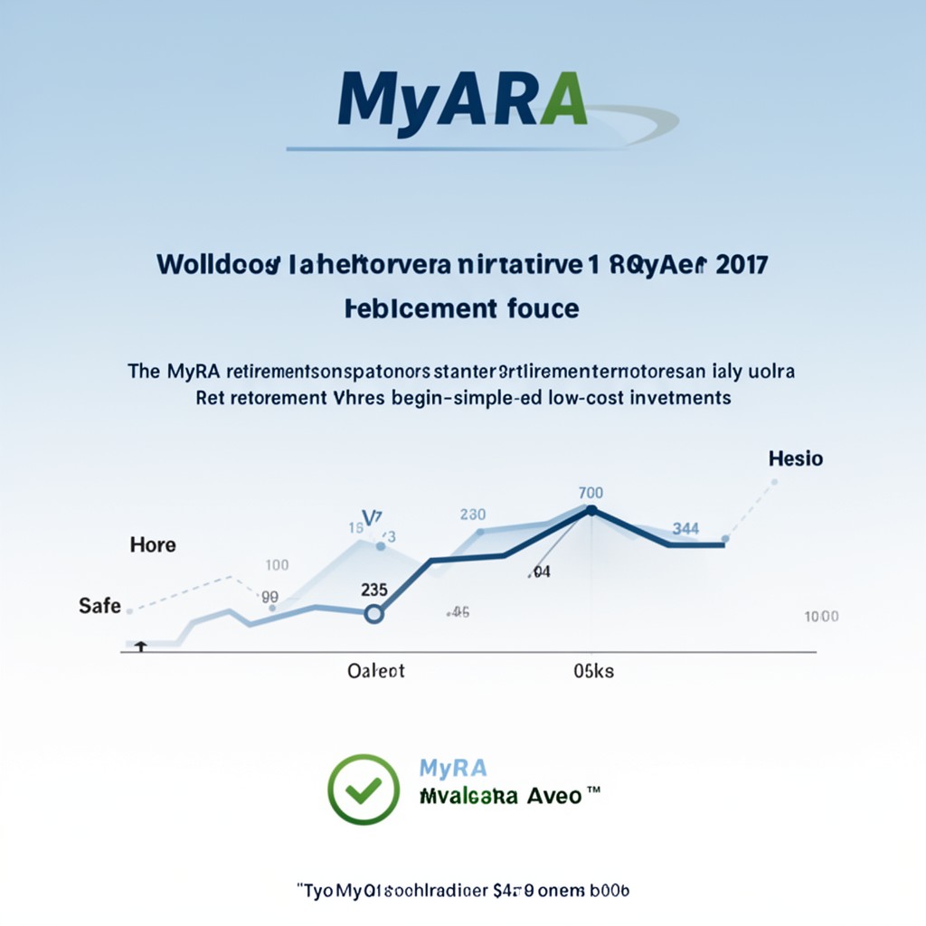 AI-generated illustration of MyRA retirement savings initiative
