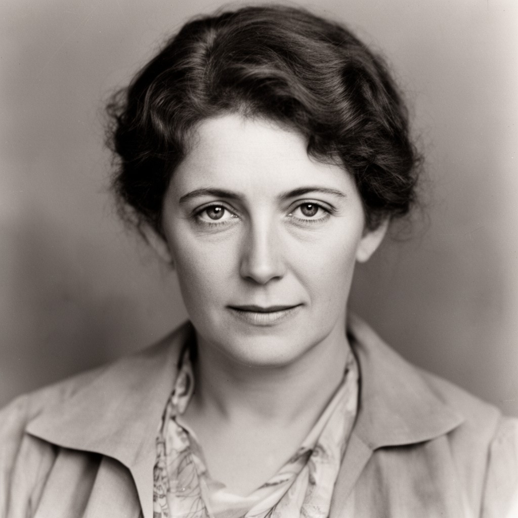 AI-generated illustration of Helen Keller