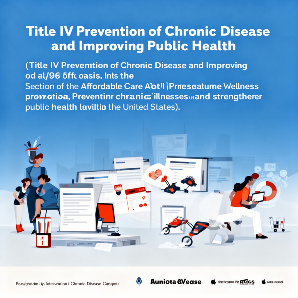 AI-generated illustration of Title IV Prevention of Chronic Disease and Improving Public Health