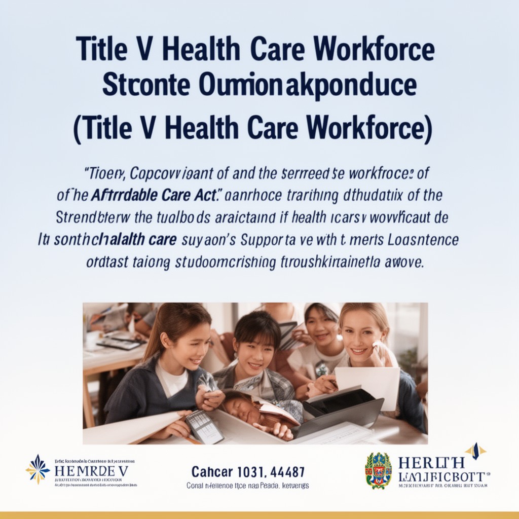 AI-generated illustration of Title V Health Care Workforce
