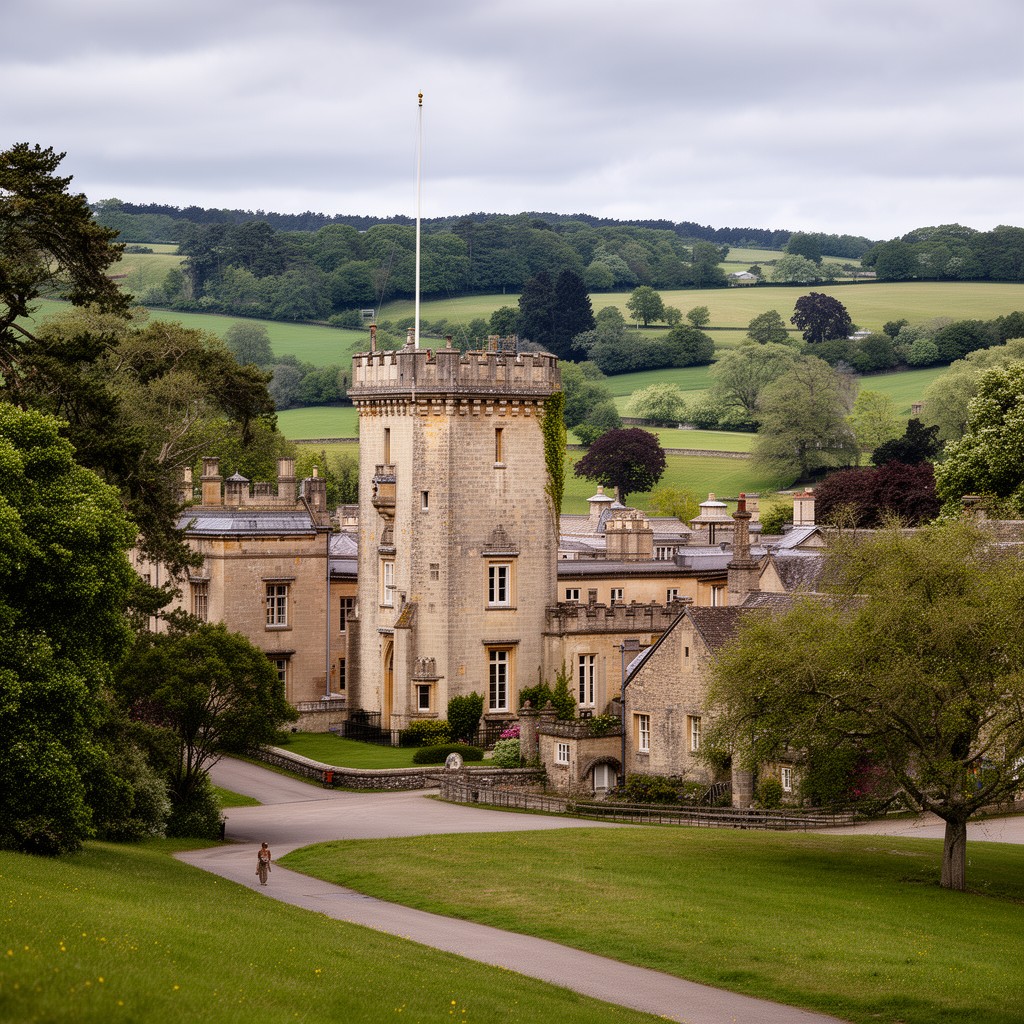 AI-generated illustration of Edensor