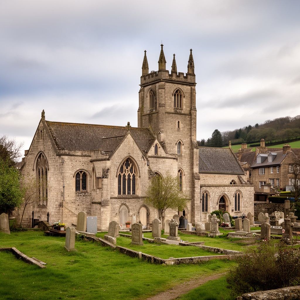 AI-generated illustration of Bakewell and Eyam Deanery