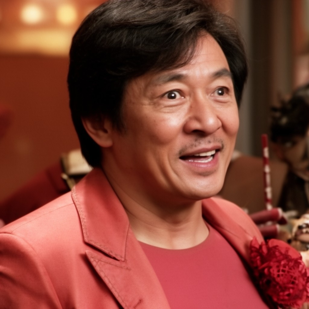 AI-generated illustration of Jackie Chan