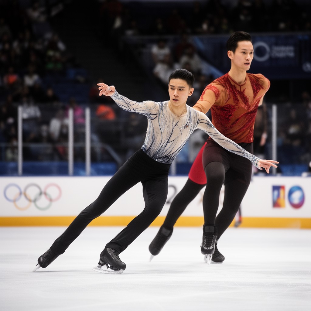 AI-generated illustration of Patrick Chan