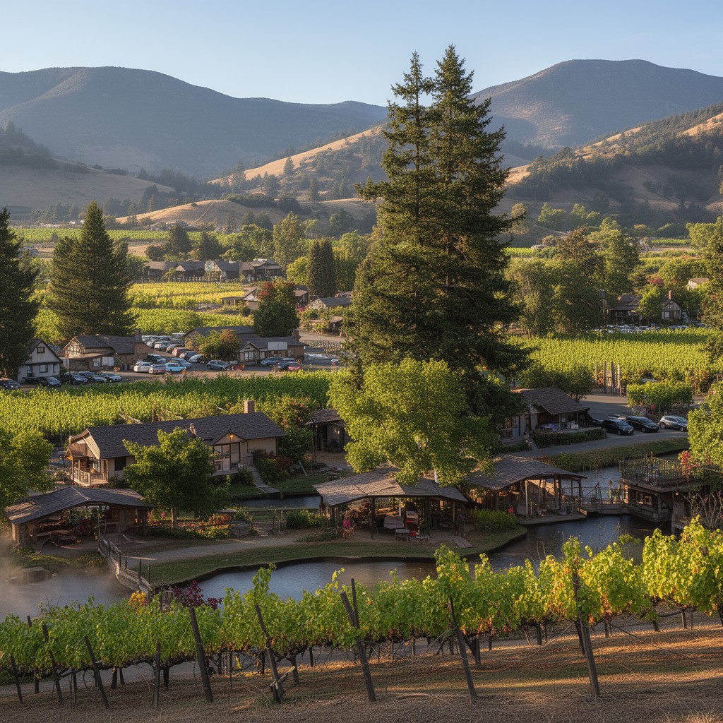 AI-generated illustration of Calistoga