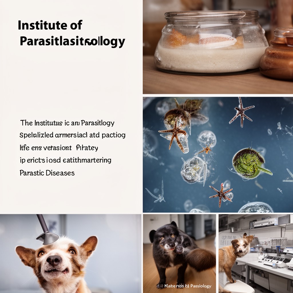 AI-generated illustration of institute of parasitology
