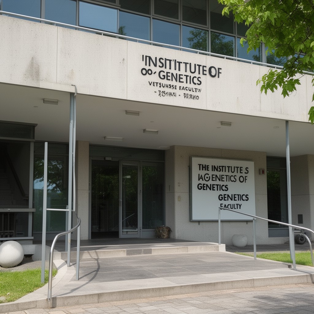 AI-generated illustration of institute of genetics