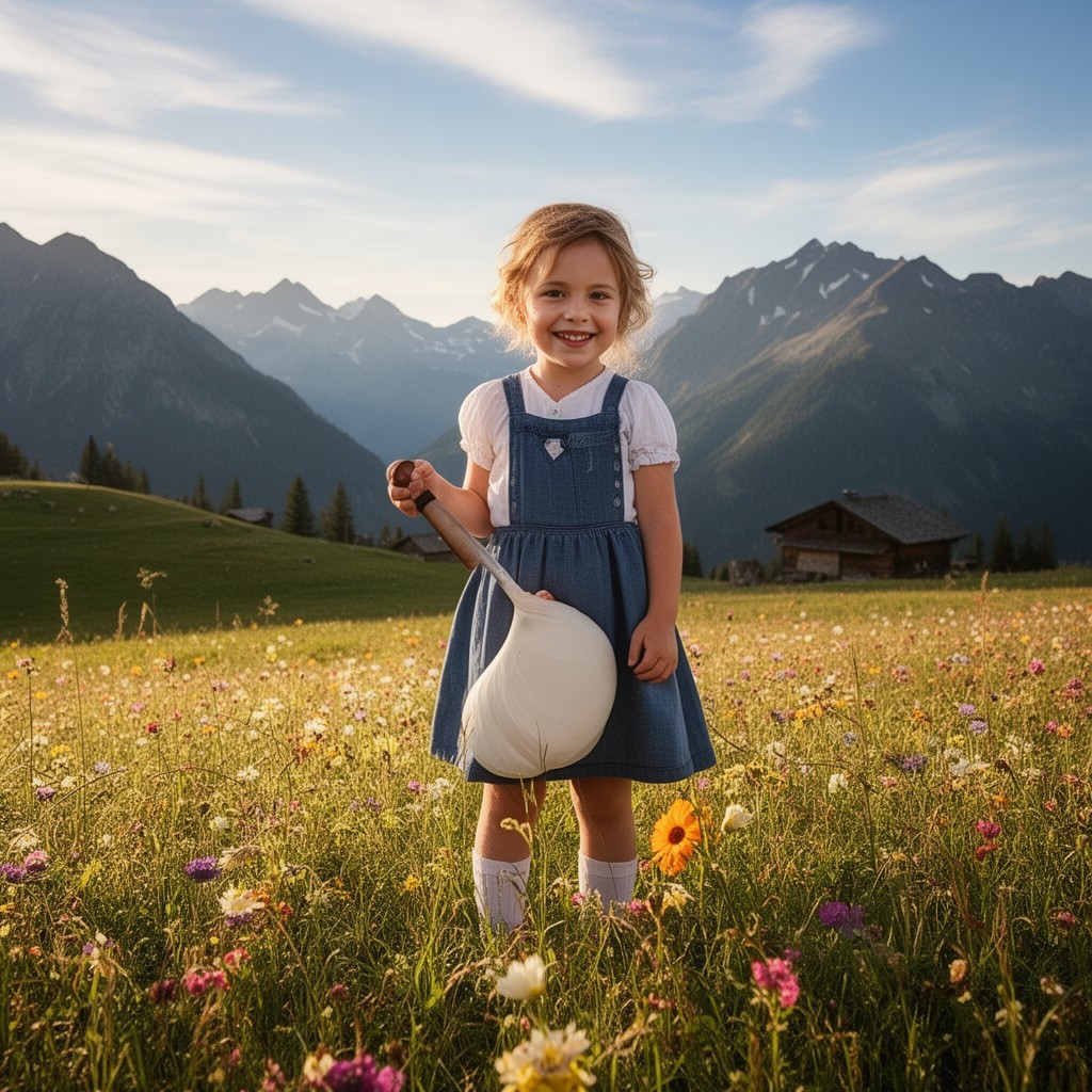 AI-generated illustration of Heidi