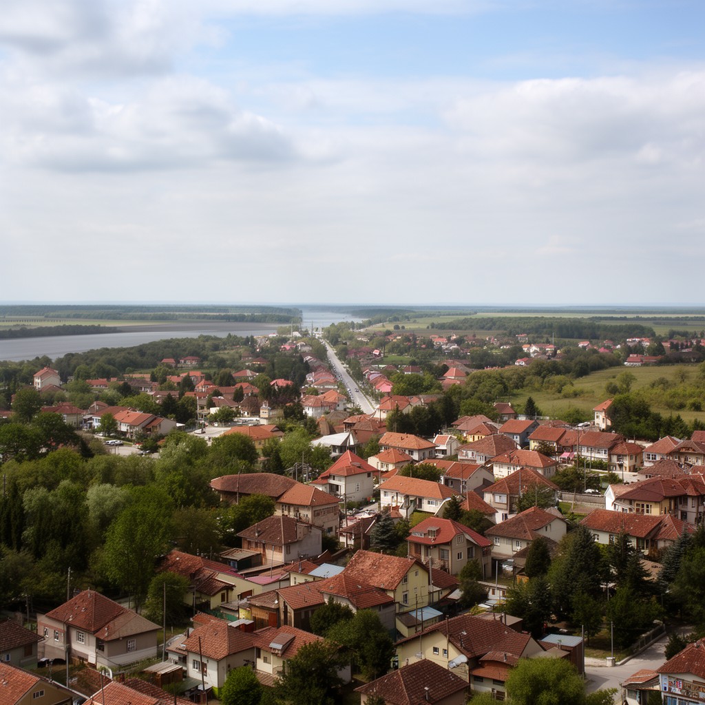 AI-generated illustration of Titel municipality
