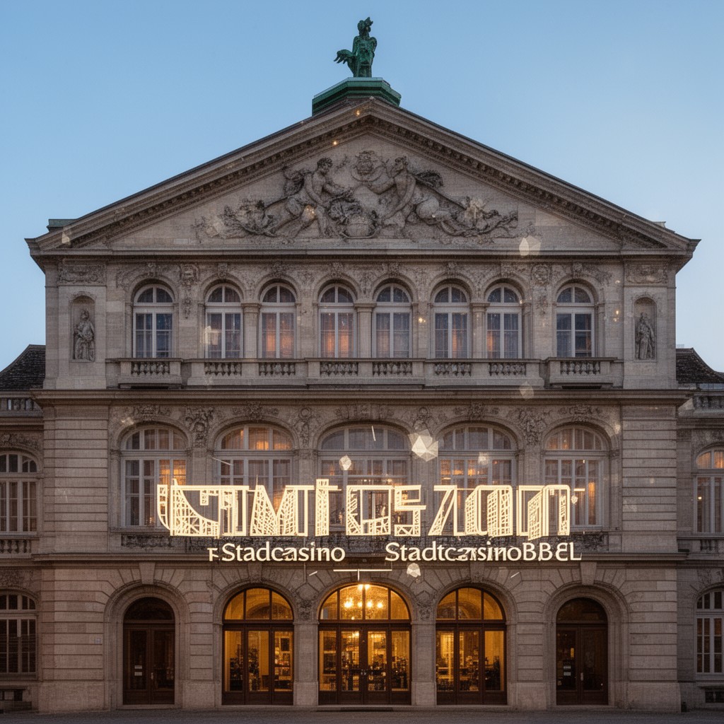AI-generated illustration of Stadtcasino Basel