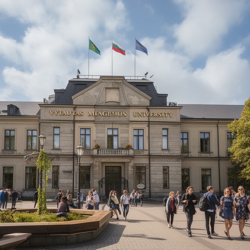 AI-generated illustration of Vytautas Magnus University