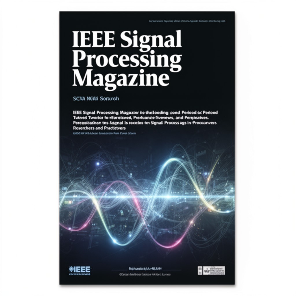 AI-generated illustration of IEEE Signal Processing Magazine