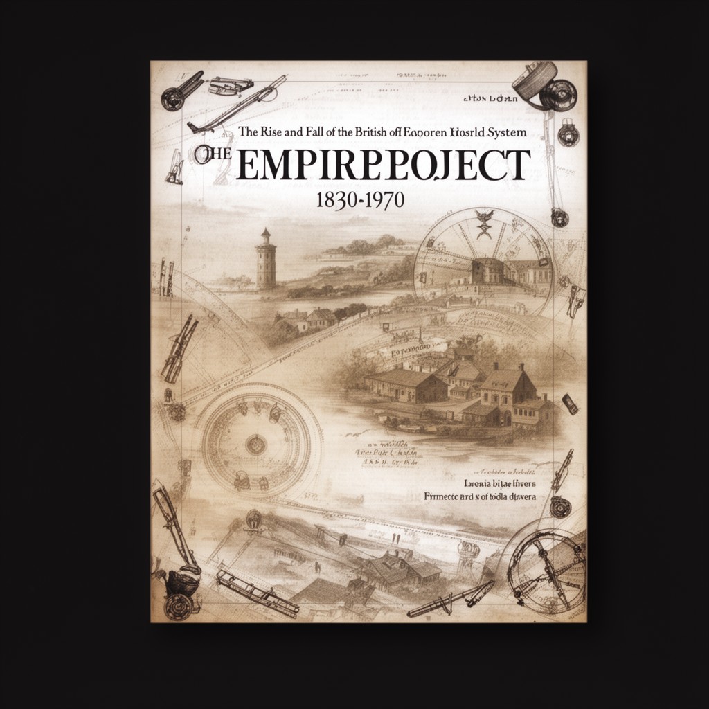 AI-generated illustration of The Empire Project: The Rise and Fall of the British World-System, 1830–1970