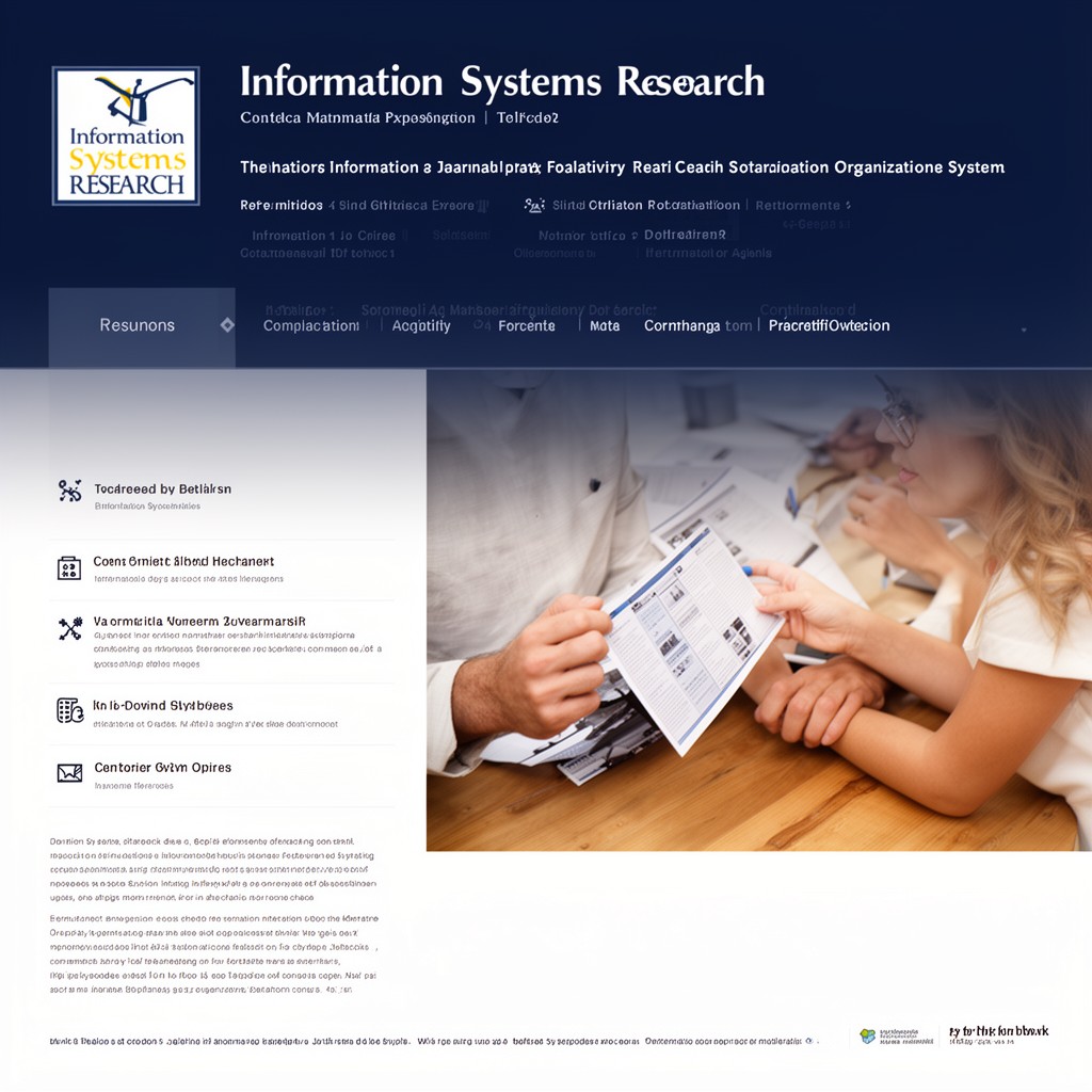 AI-generated illustration of Information Systems Research