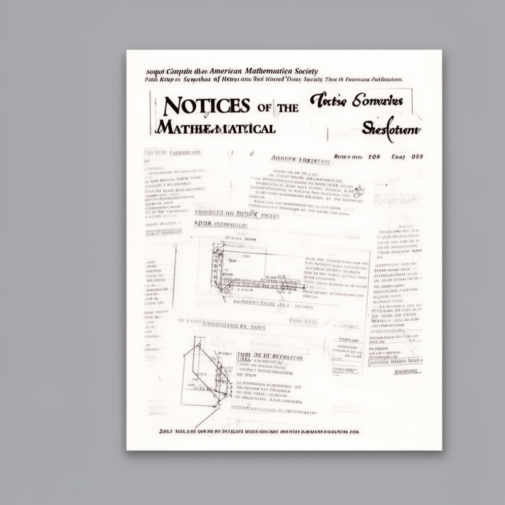 AI-generated illustration of Notices of the American Mathematical Society