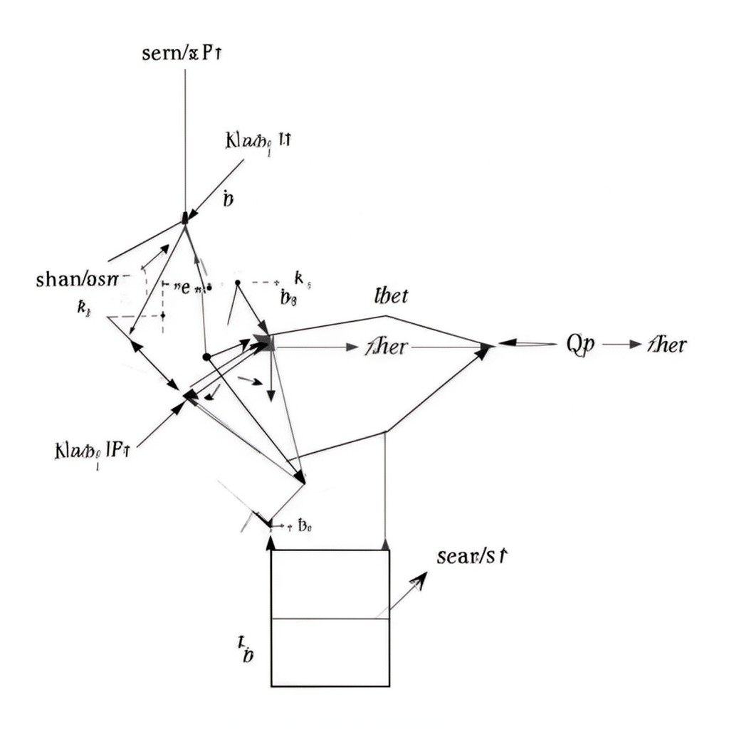 AI-generated illustration of Crank–Nicolson scheme