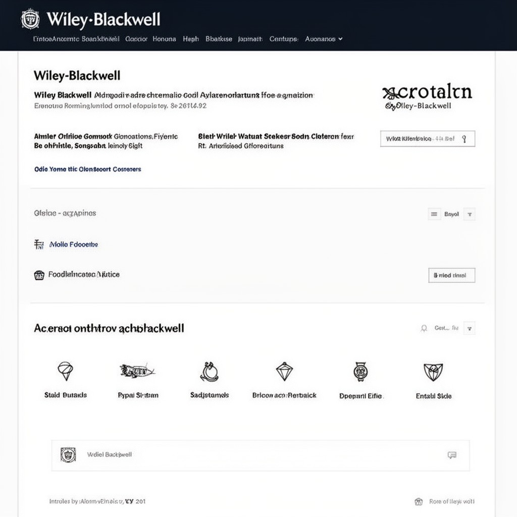 AI-generated illustration of Wiley-Blackwell