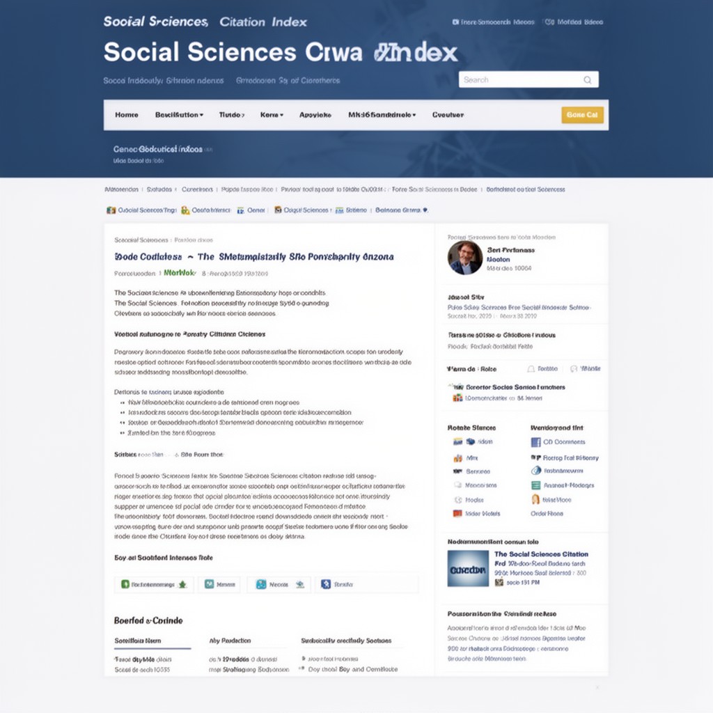 AI-generated illustration of Social Sciences Citation Index