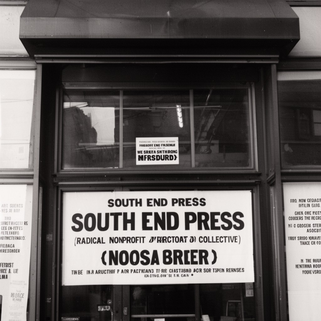 AI-generated illustration of South End Press