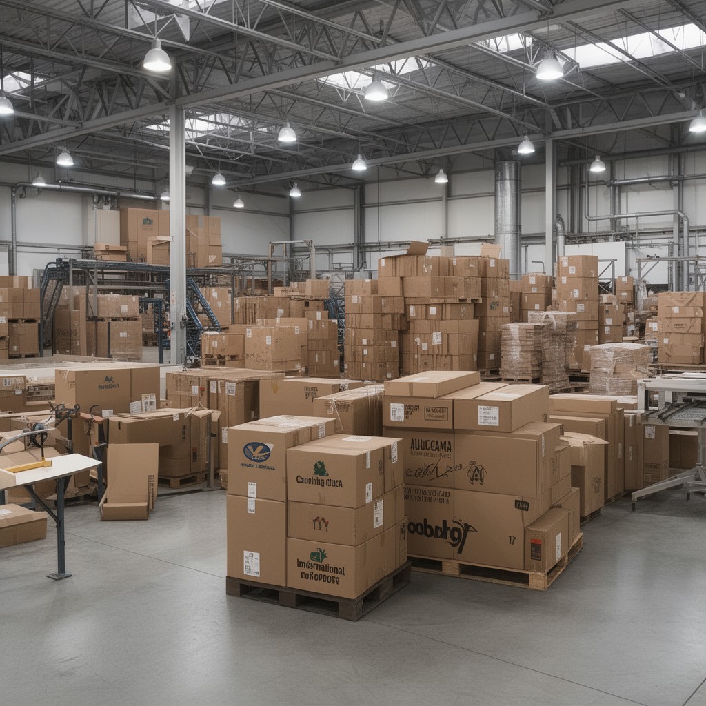 AI-generated illustration of Industrial Packaging