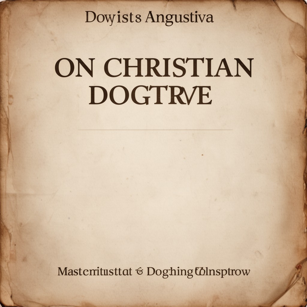 AI-generated illustration of On Christian Doctrine