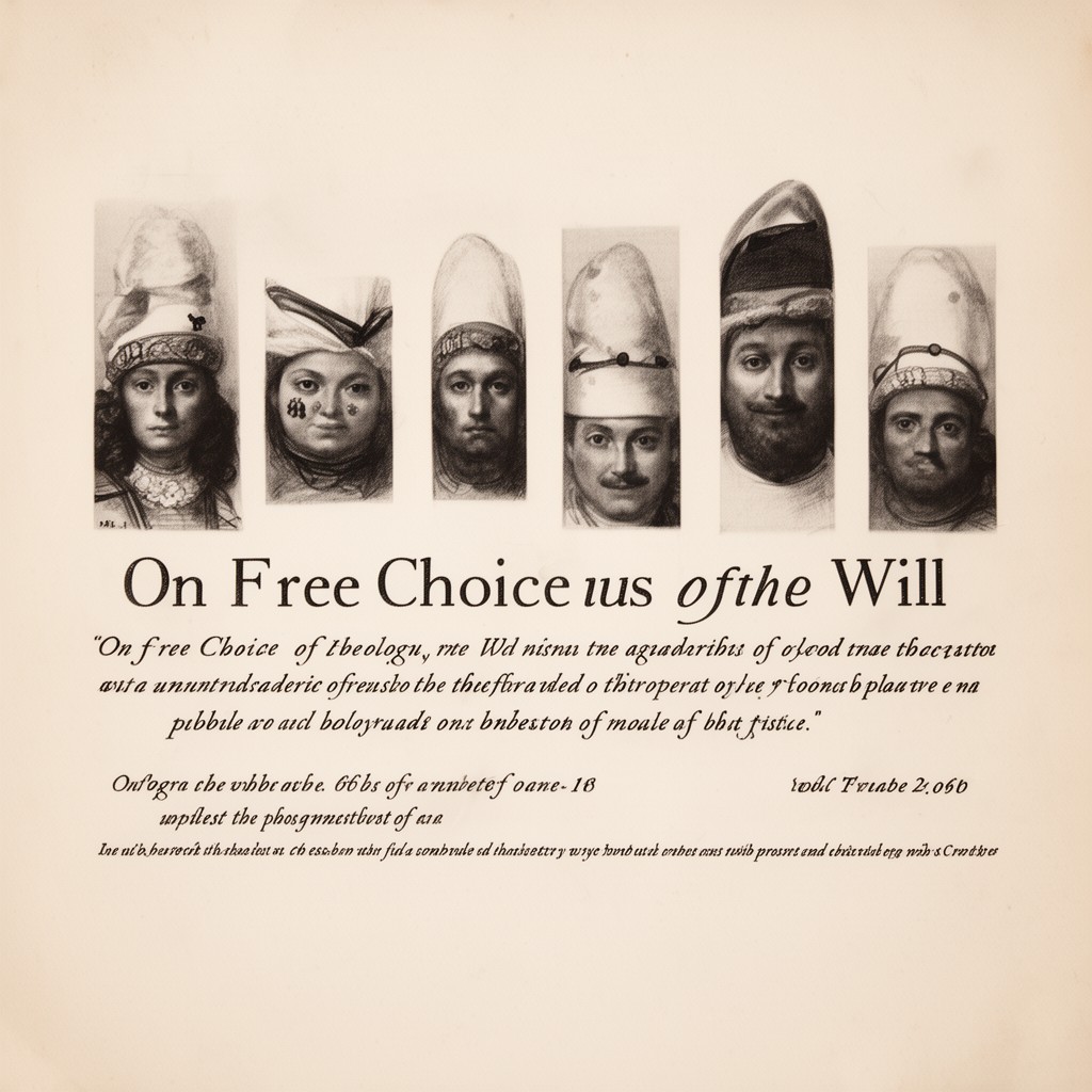 AI-generated illustration of On Free Choice of the Will