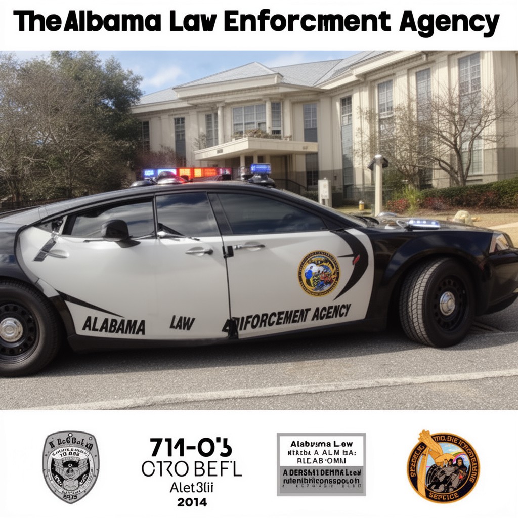 AI-generated illustration of Alabama Law Enforcement Agency