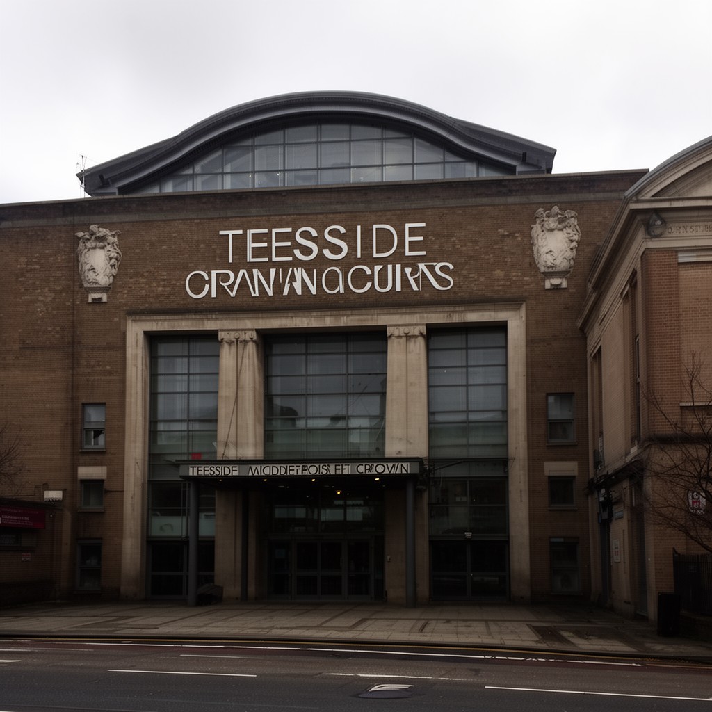 AI-generated illustration of Teesside Crown Court