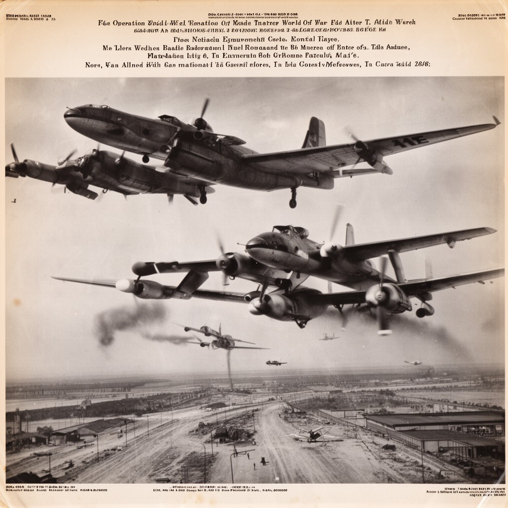 AI-generated illustration of Operation Tidal Wave