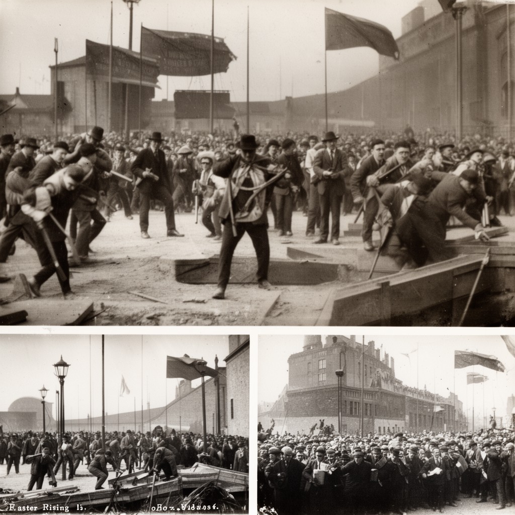 AI-generated illustration of Easter Rising
