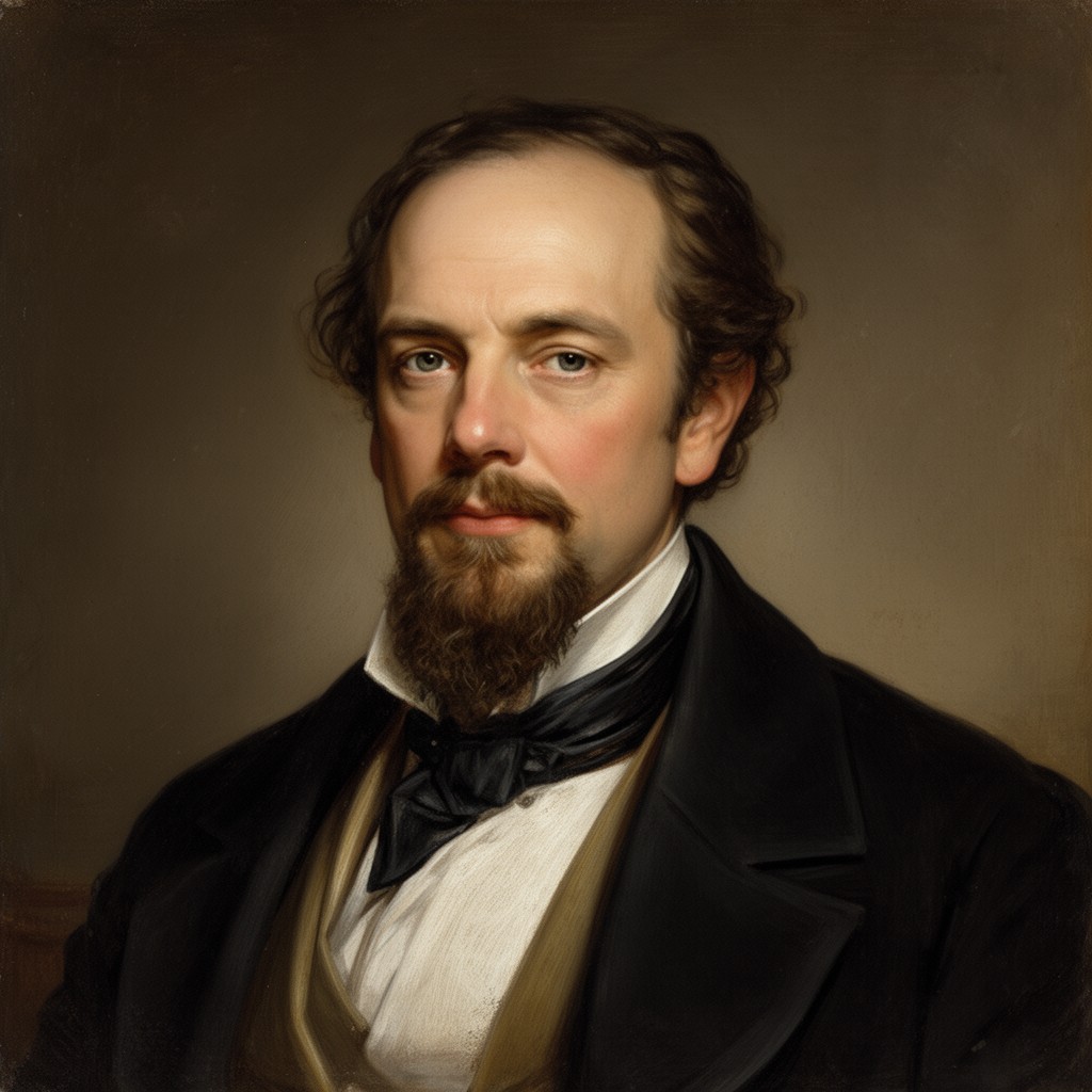AI-generated illustration of James David Forbes