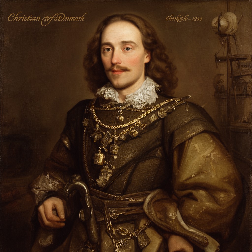 AI-generated illustration of Christian IV of Denmark