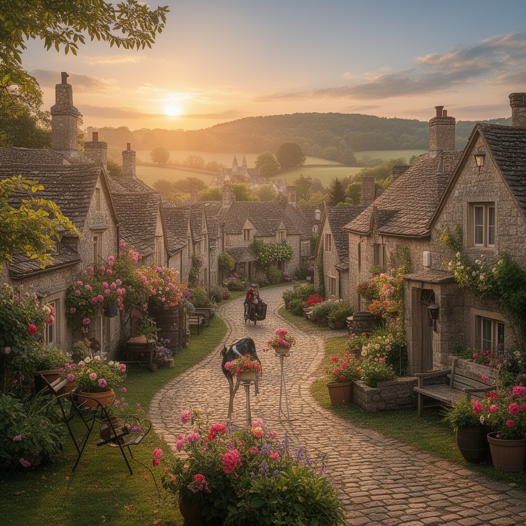 AI-generated illustration of Burford