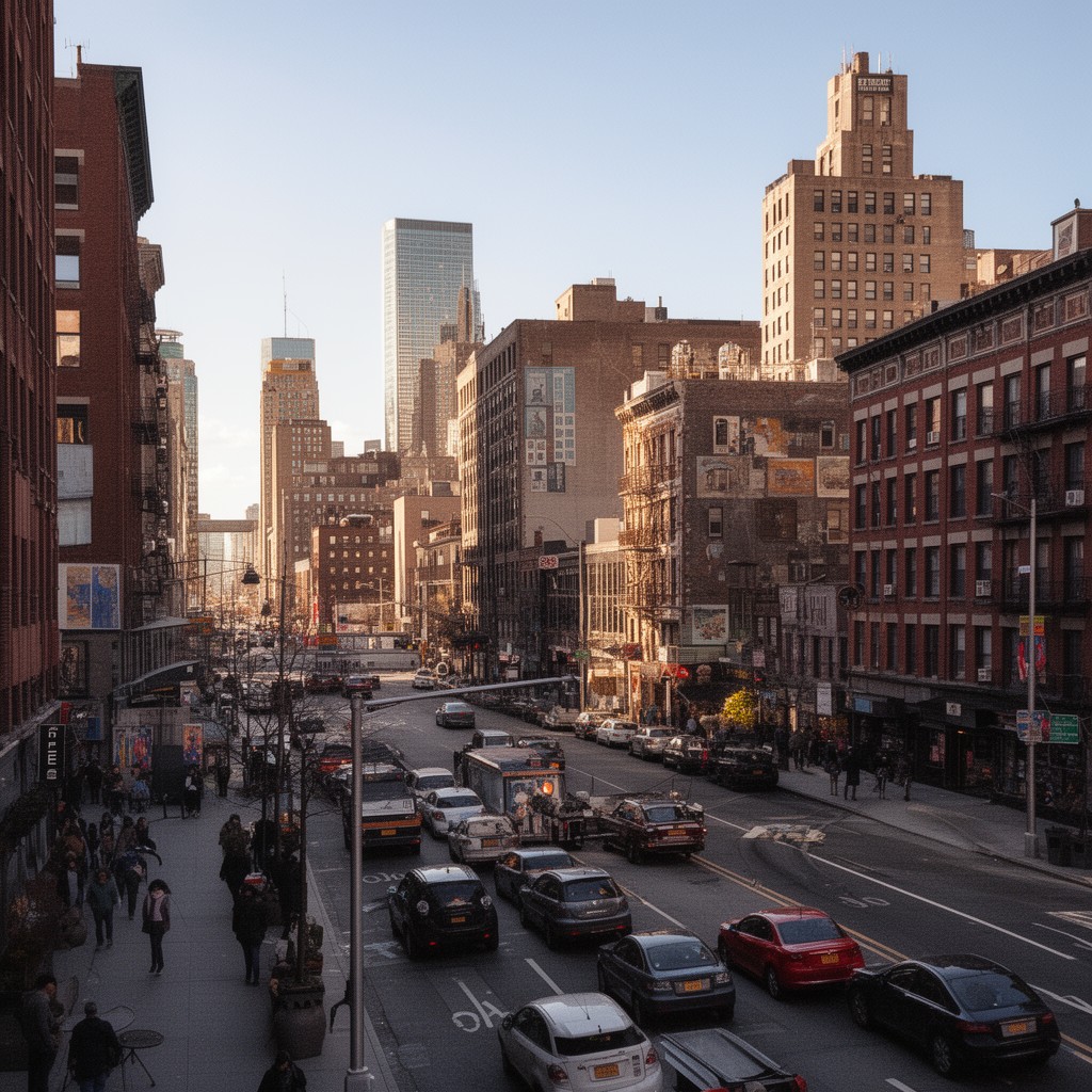 AI-generated illustration of Chelsea, Manhattan