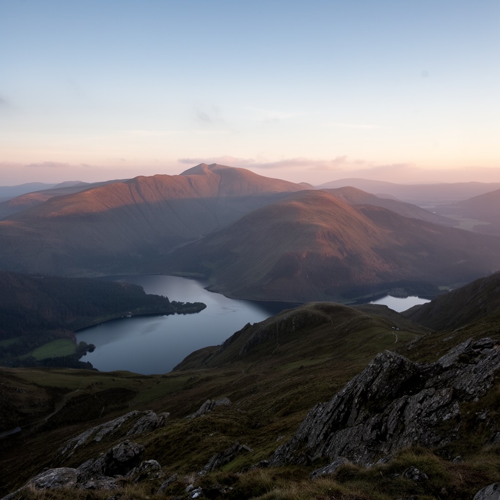 AI-generated illustration of Helvellyn