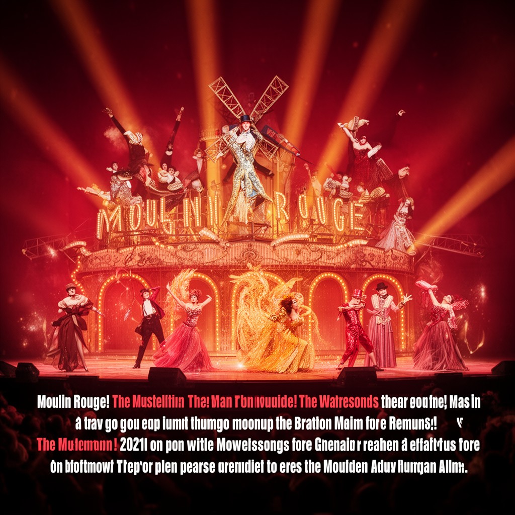 AI-generated illustration of Moulin Rouge! The Musical