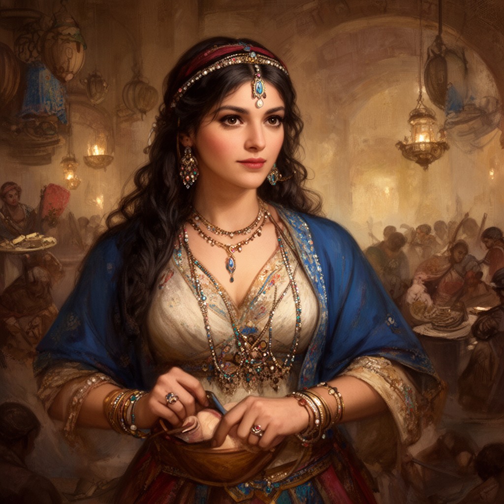 AI-generated illustration of Morgiana