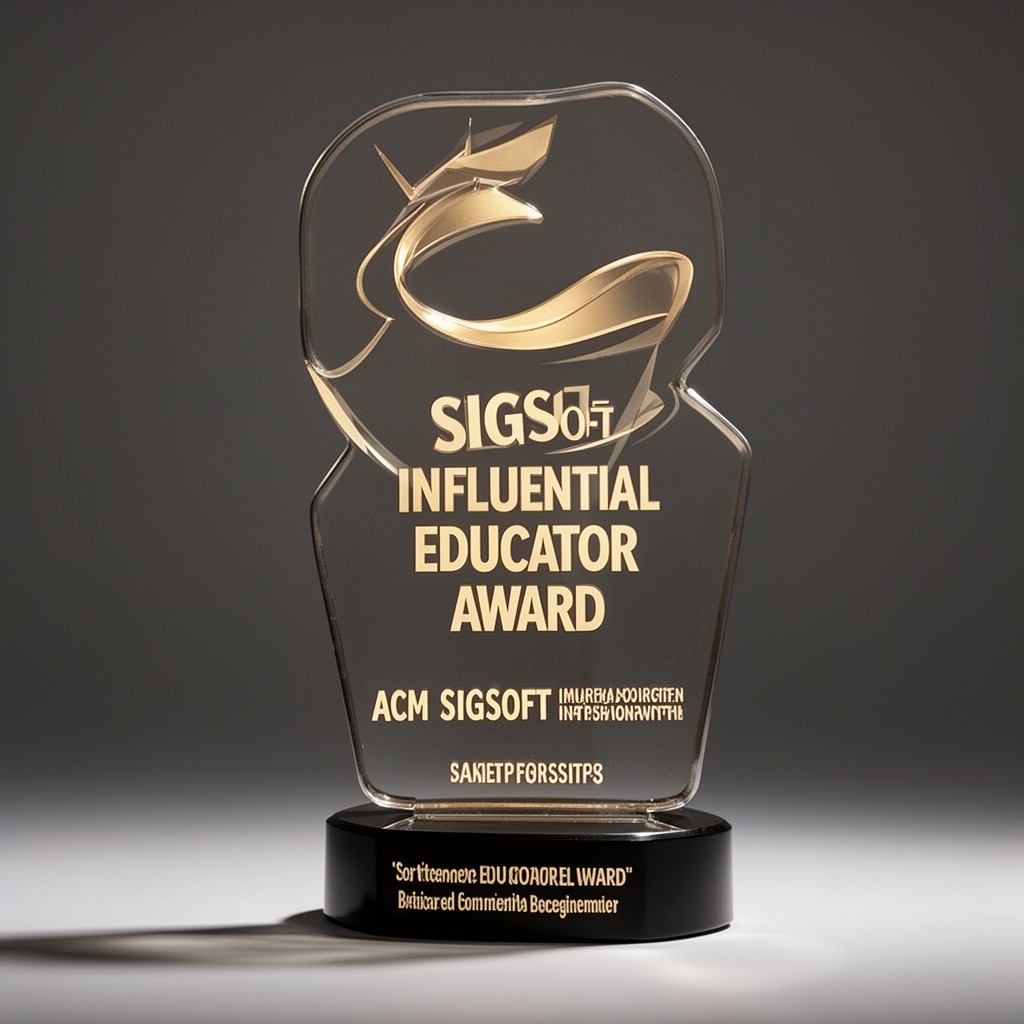 AI-generated illustration of ACM SIGSOFT Influential Educator Award