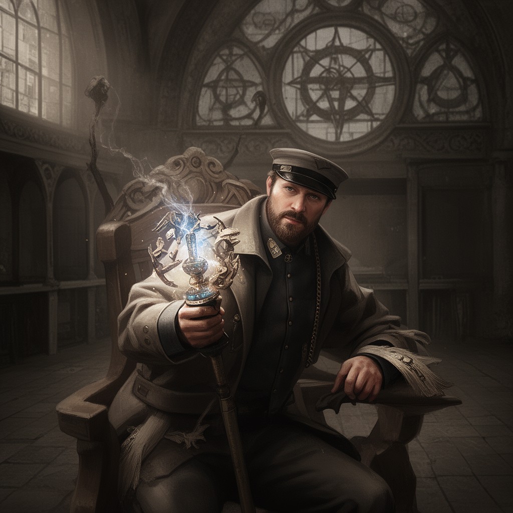 AI-generated illustration of Commander Richter