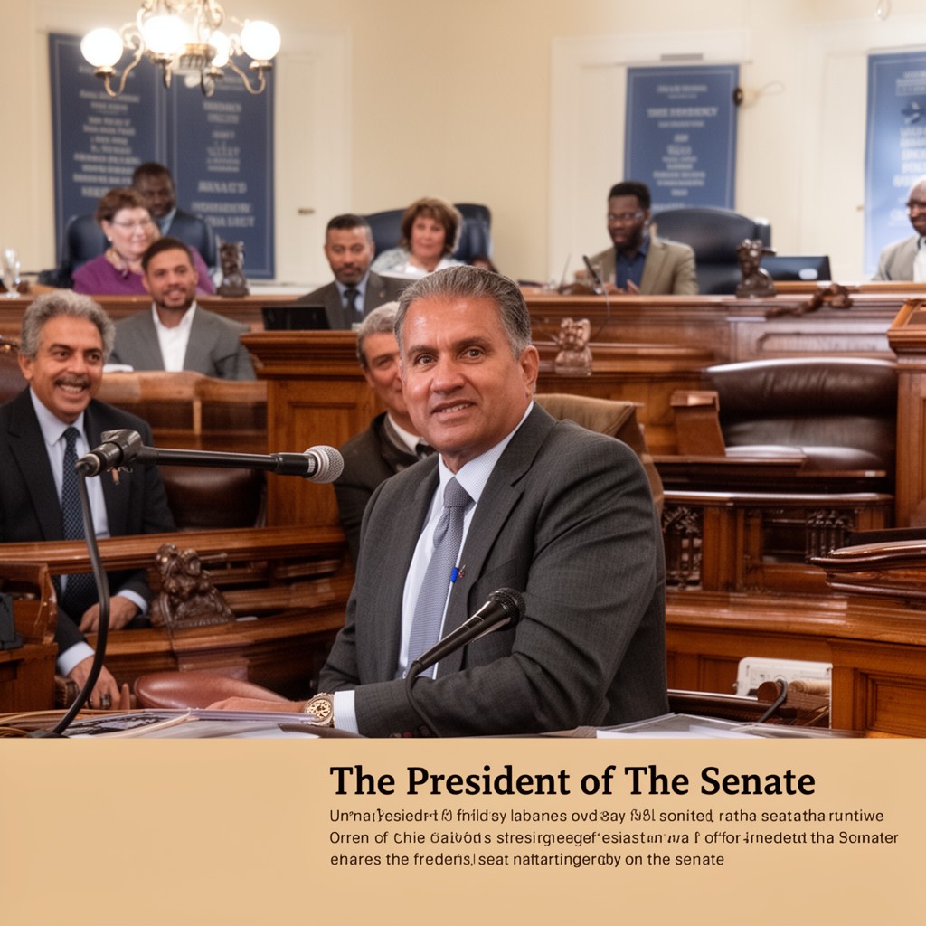 AI-generated illustration of President of the Senate