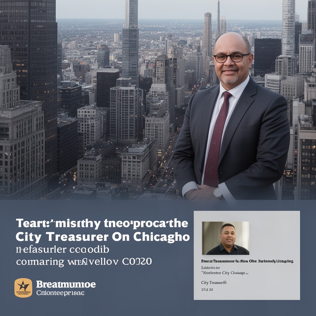 AI-generated illustration of City Treasurer of Chicago