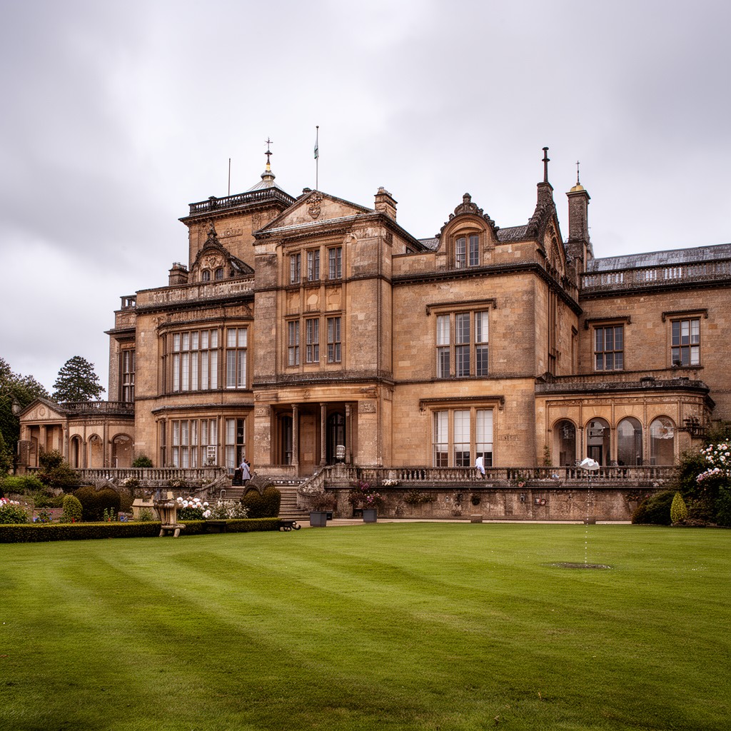 AI-generated illustration of Melbourne Hall