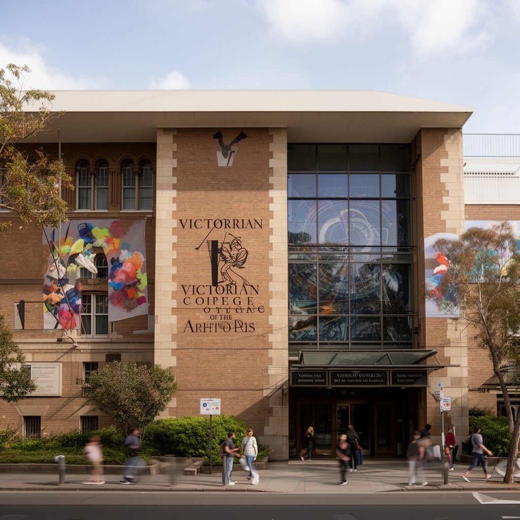 AI-generated illustration of Victorian College of the Arts