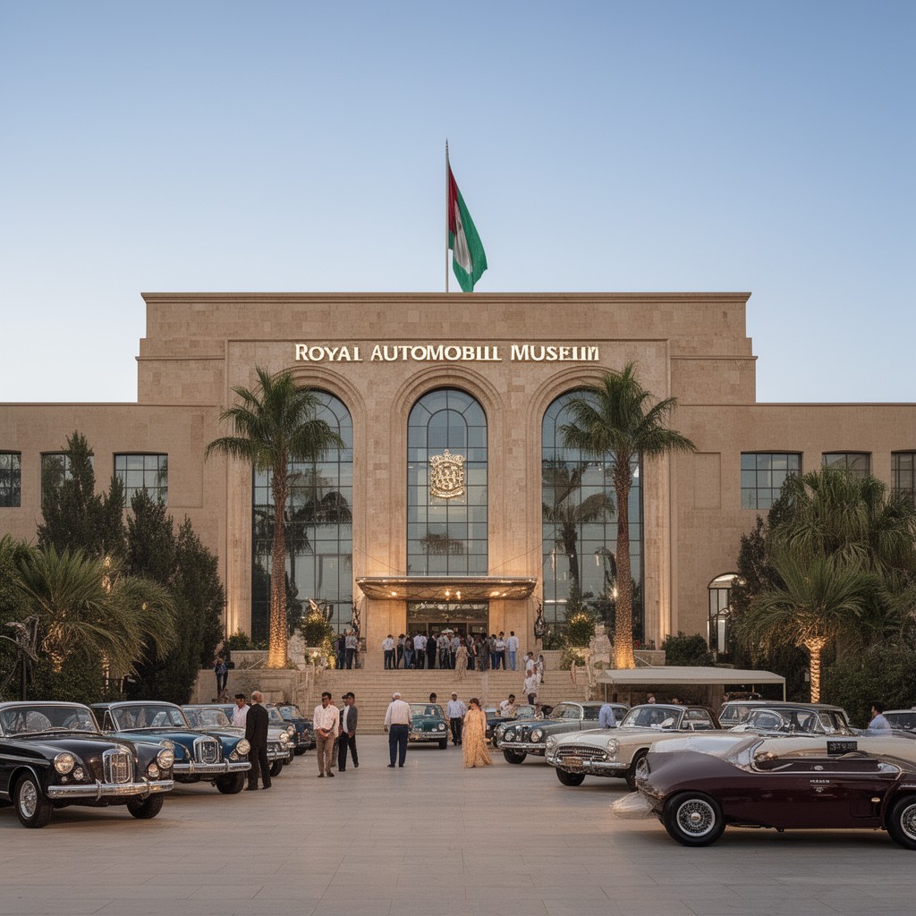 AI-generated illustration of Royal Automobile Museum
