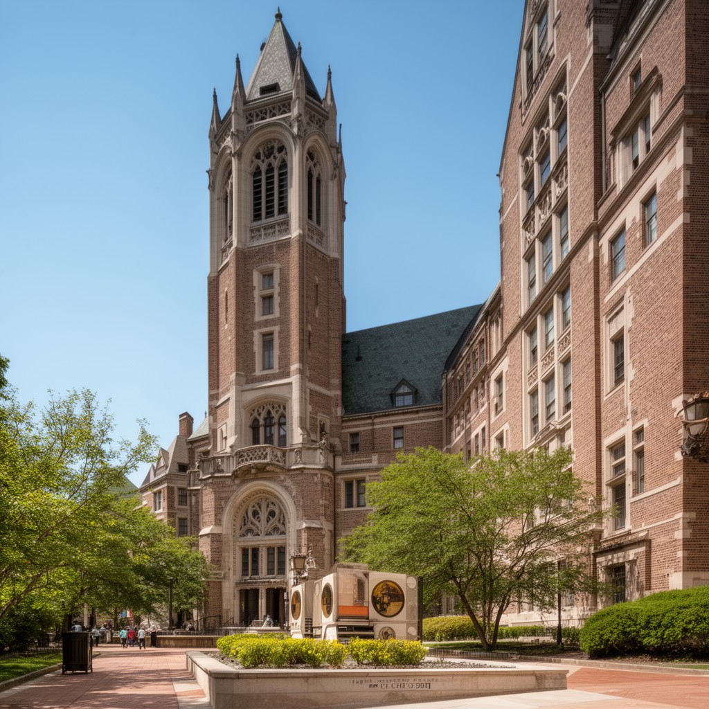 AI-generated illustration of University of Chicago