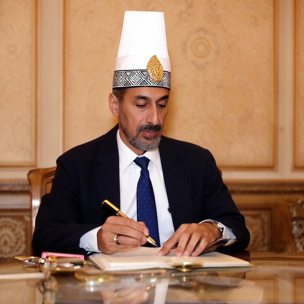 AI-generated illustration of Sultan of Oman