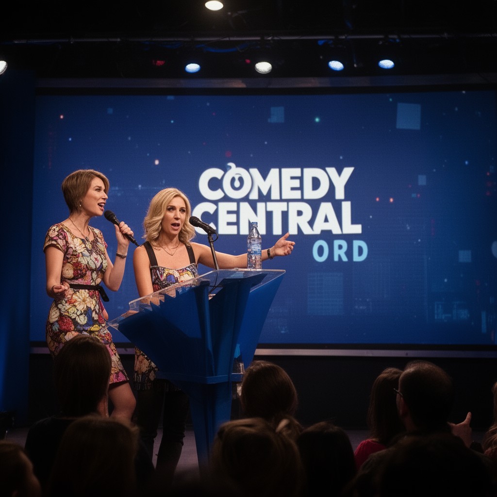 AI-generated illustration of Comedy Central