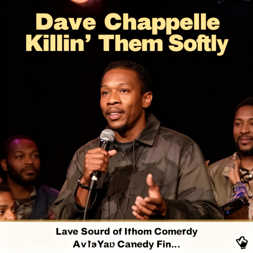AI-generated illustration of Dave Chappelle: Killin' Them Softly