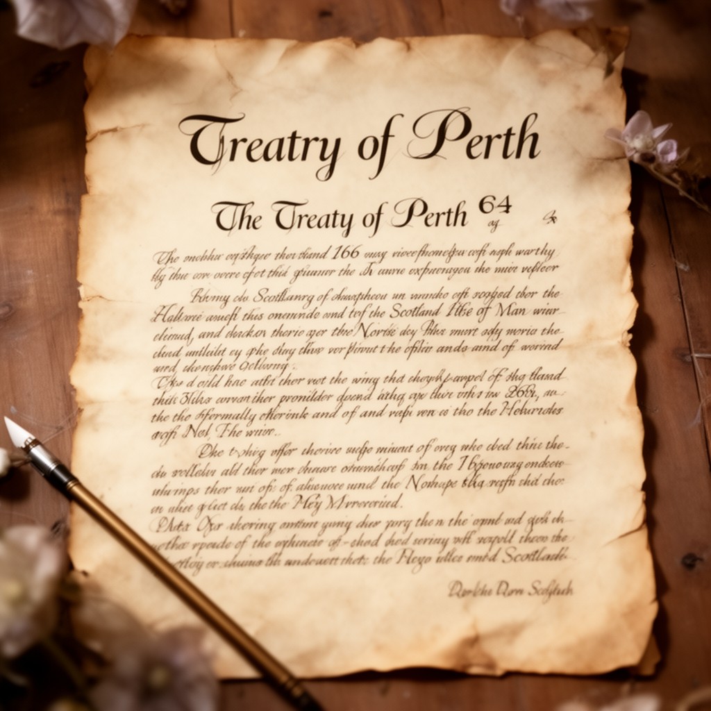 AI-generated illustration of Treaty of Perth